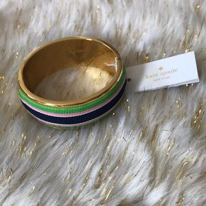 Kate spade ribbon stripe bracelet